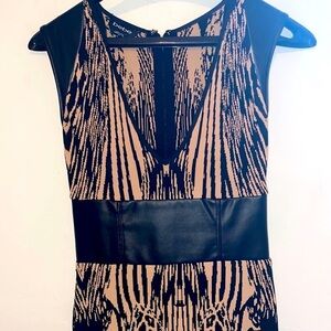 Bebe leopard dress